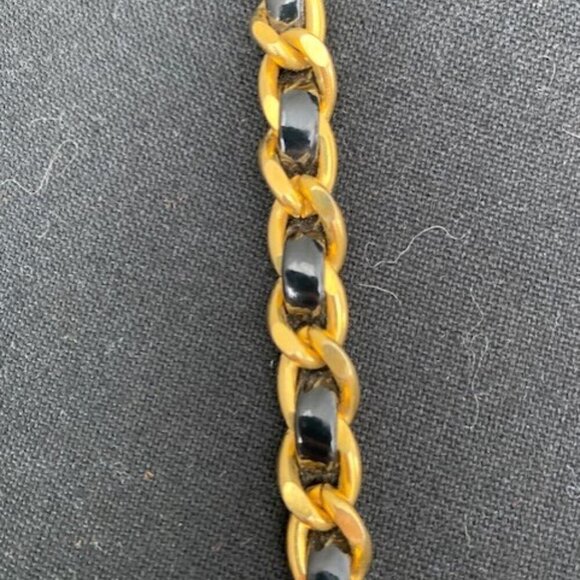 VINTAGE Giani Bernini Black Patent Faux Leather Crossbody Handbag Purse - Picture 16 of 16